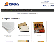 Tablet Screenshot of michel.es